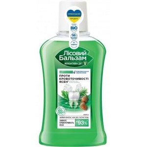 Burnos ertmės skalautojas "Lienoj balzam" su ąžuolo žievės ir pušų ekstraktais 400ml.